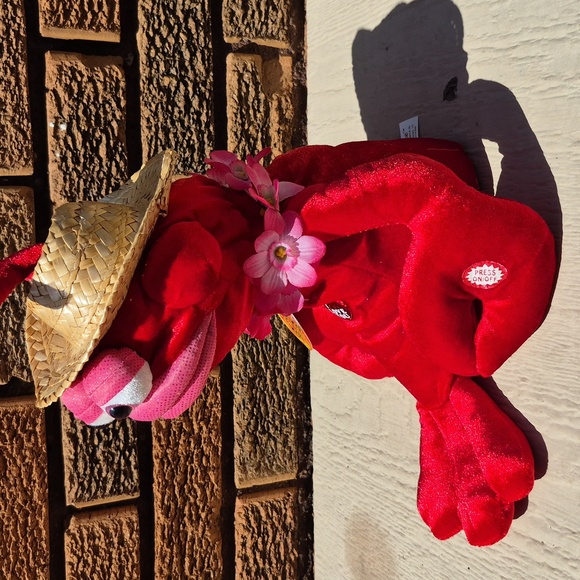 Singing Lobster Plush Toy Singing 1987 Dan Dee Animated Valentines Day See Video - Picture 4 of 11